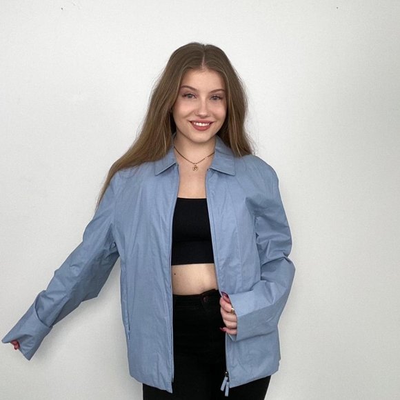 Burberry Jackets & Blazers - Burberry Bomber Jacket Blue Medium.